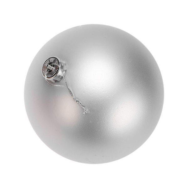 Елочная фигура Шар, 15 см, цвет серебряный матовый