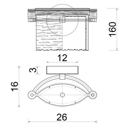 Бра Fluorite FL1104-1W