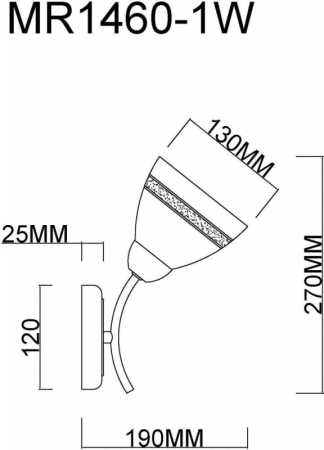 Бра MyFar MR1460-1W