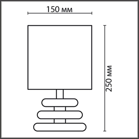 Настольная лампа LUMION 8126/1T
