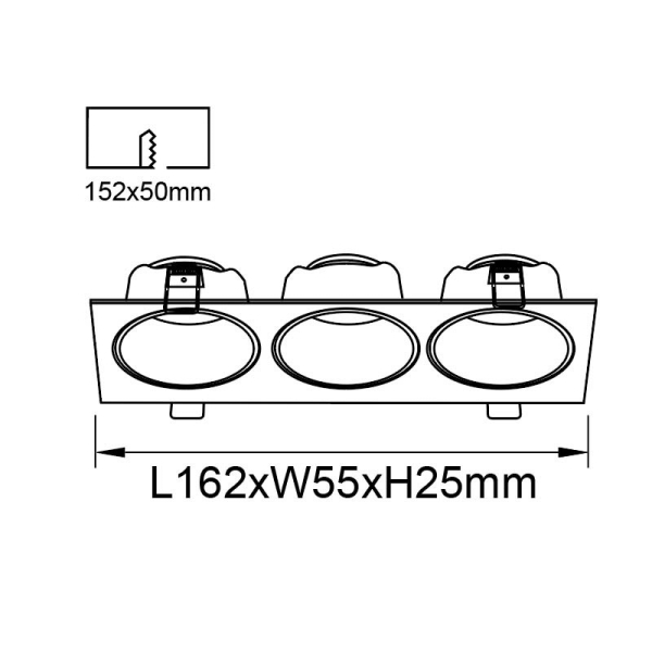 Встраиваемый светильник Mantra 9172