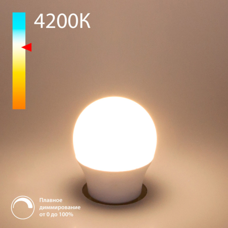 Светодиодная лампа Elektrostandard Dimmable 7W 4200K E27 (G45) (BLE2776)