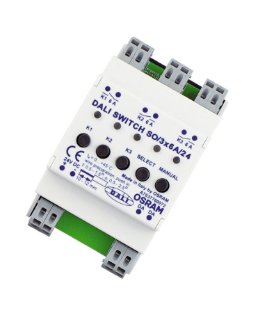 Реле DALI SWITCH SO 3х6А FS1 OSRAM 4008321533364