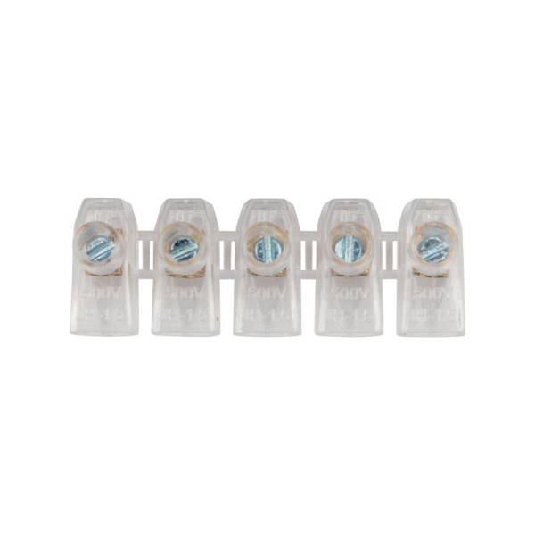 Концевой зажим винтовой изолированный КЗВИ 1,5 мм²  (5х1) (20 шт./уп.) REXANT