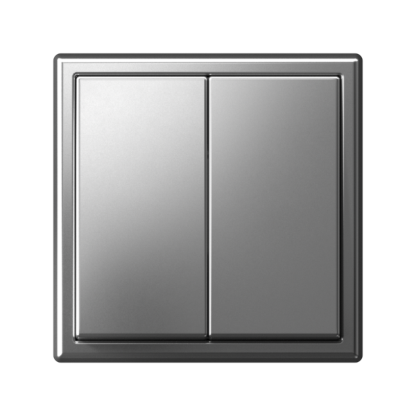 Переключатель 2-кл. ArtGallery (сх. 6/2) 10AX механизм сталь SE GAL000965