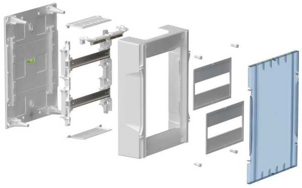 Корпус ЩРН-П-24 Krepta 5 IP40 пластик. IEK KR5-KP12-N-24-41