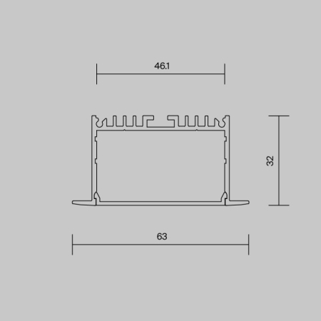 Профиль Maytoni Technical 632004