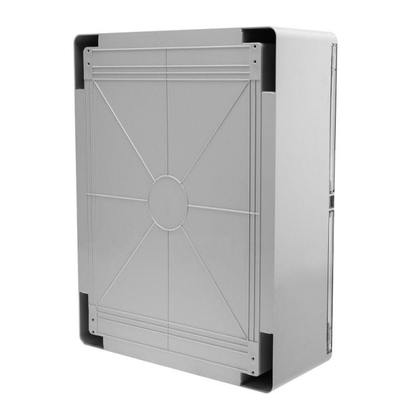 Корпус пластиковый ЩМПп с прозрачной дверцей и монтажной панелью 700х500х250мм, АБС, УХЛ1, IP65 REXANT