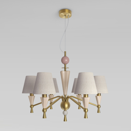 Подвесная люстра Eurosvet 101014/6 латунь Smart