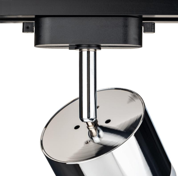 Светильник трековый ARTLINE поворотный 85х85х70мм GX53 230В алюм./пластик. 4кв.м хром. Ritter 59863 7