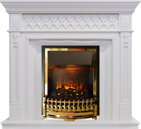 Dimplex Каминокомплект Alexandria - Белый дуб с очагом Atherton