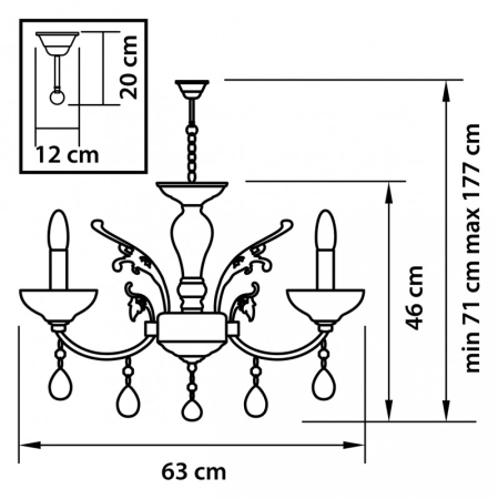 Подвесная люстра Lightstar 717062