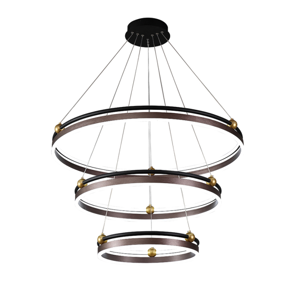 Crystal Lux Люстра Crystal Lux FERNANDO SP158W LED COFFEE/BLACK