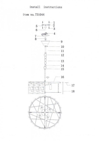 Подвесной светильник Lightstar 731044