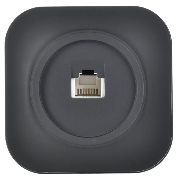 Розетка телефонная ОП GLORY РТ20-ХЧм RJ11 черн. матов. IEK ETH10-K02M