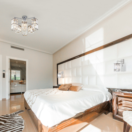 Бра Eurosvet 10100/1 хром/прозрачный хрусталь Strotskis