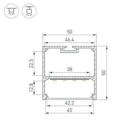 Профиль Arlight 059807