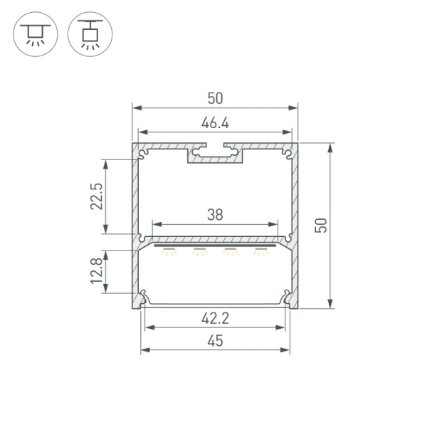 Профиль Arlight 061754