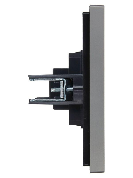 Розетка HDMI FORTE&PIANO FP540 сталь IEK FP-H10-K46