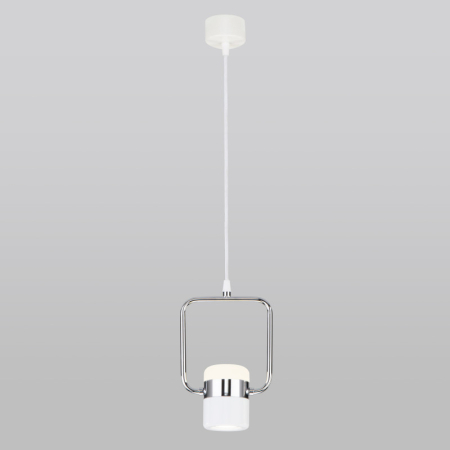 Подвесной светильник Eurosvet 50165/1 LED хром/белый