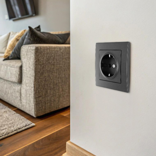 Розетка Arte Milano SET06-1-40-1 black