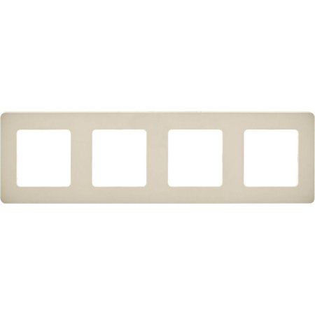 Рамка 4-м Inspiria сл. кость IEK 673961