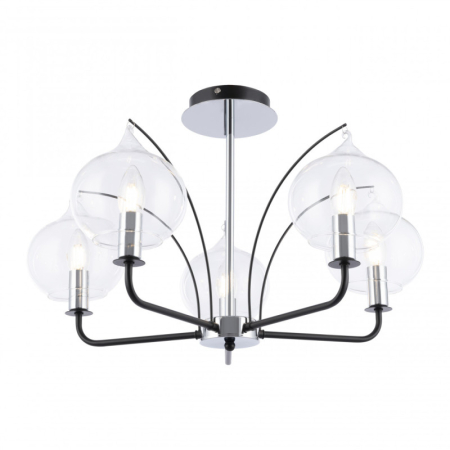 Люстра на штанге Arte Milano 321007/5 BK.CR
