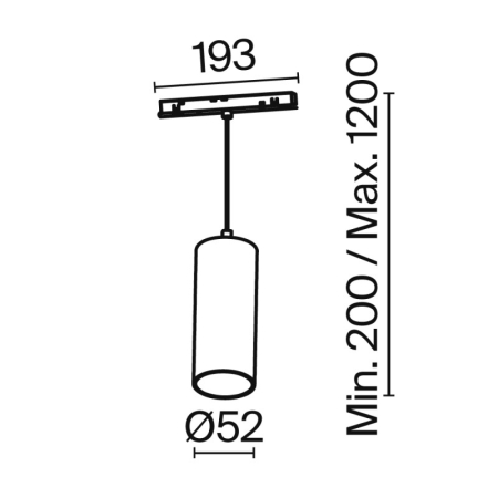 Светильник на шине Maytoni Technical TR041-4-12WTW-DD-W