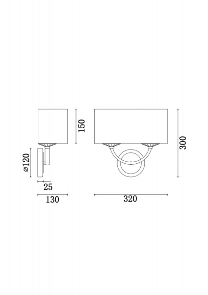 Бра Freya FR5034WL-02CH