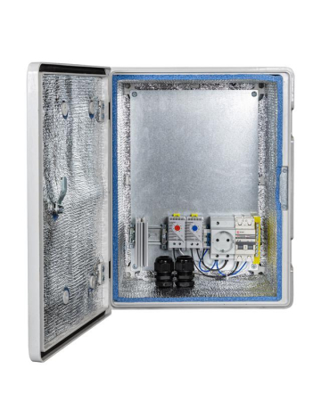 Шкаф монтажный композитный 290х390х190 Пластик-2УТП+ Mastermann 00-01020934