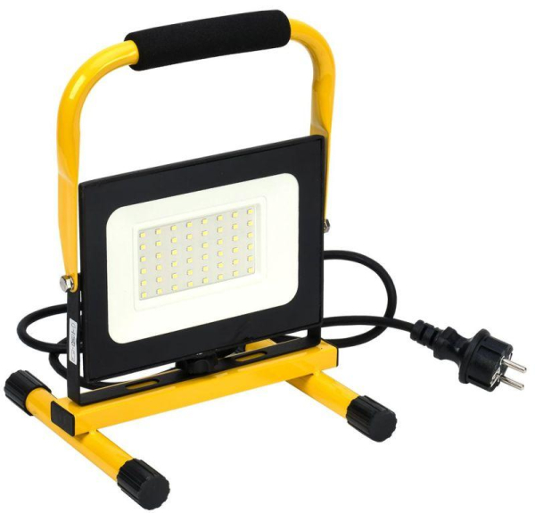 Прожектор светодиодный СДО 06-50П 6500К IP65 переносной черн. IEK LPDO603-050-65-K02