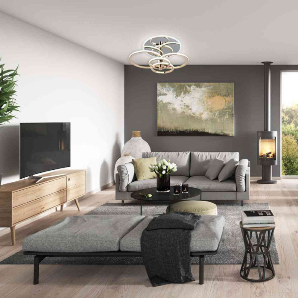 Накладная люстра Escada 10213/4LED BL Chrome