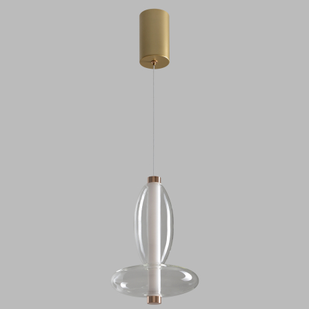 Crystal Lux Светильник подвесной Crystal Lux QUASAR SP7W LED TRANSPARENT