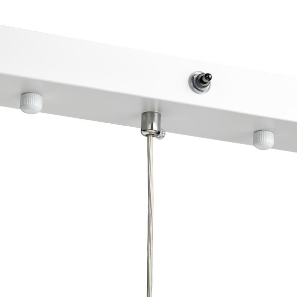 Люстра светодиодная RACEMO 48Вт 2700-6400К 18кв.м подвесная ДУ 3 режима бел./дерево Ritter 51607 5