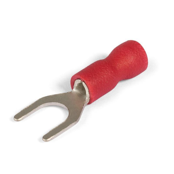 Наконечник кабельный вилочный изолированный НВИ 6.0-4 EasyFix КВТ 90904