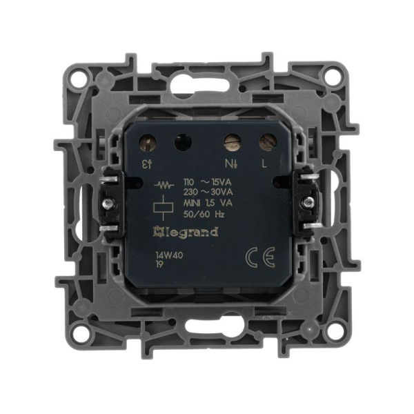 Выключатель карточный 1-кл. СП Etika 2А IP20 с выдержкой времени и подсветкой для гостиничных номеров механизм алюм. IEK 672493