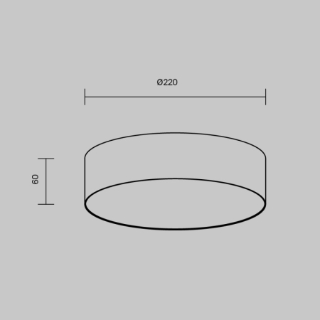 Накладной светильник Maytoni Technical C032CL-24W3K-RD-B