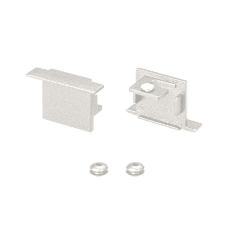 Заглушка SL-LINE-3523 WHITE глухая металл (комплект) Arlight 043123