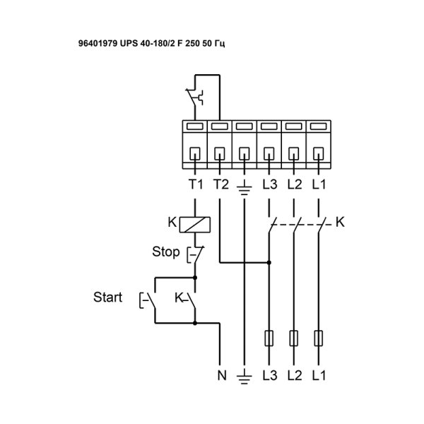 Насос циркуляционный Grundfos UPS 40-180 F (3х380)