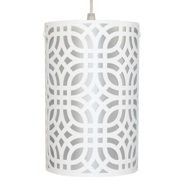 Светильник "Амина" 211 НСБ 01-60-187 Е27 (ИМ) подвесной бел. муар Элетех 1005405254