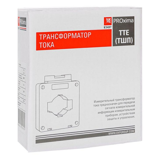 Трансформатор тока ТТЕ 60 400/5А кл. точн. 0.5 5В.А EKF tte-60-400/tc-60-400