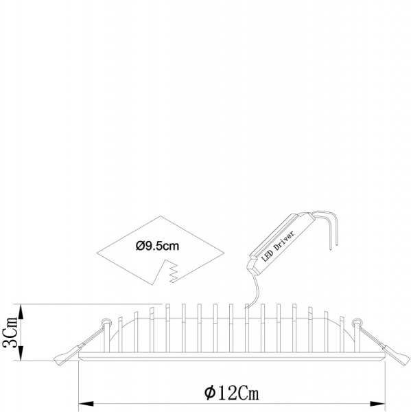 Встраиваемый светильник ARTE Lamp A7203PL-2WH