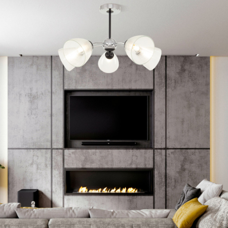 Люстра на штанге Arte Milano 329007/5 CR.BK