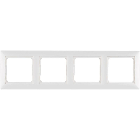 Рамка 4-м Valena горизонт. бел. IEK 774454
