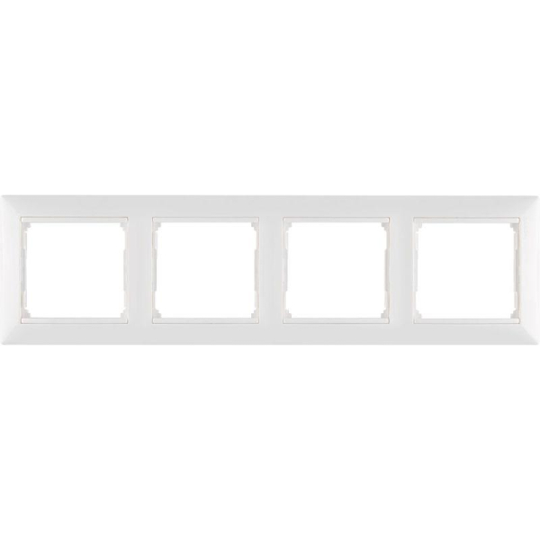 Рамка 4-м Valena горизонт. бел. IEK 774454