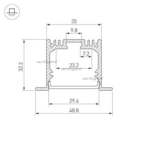 Профиль Arlight 036513