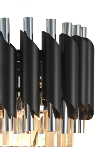 Бра Natali Kovaltseva DARIAN 76017/2W CHROME BLACK