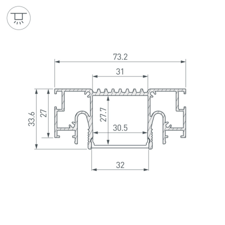 Профиль Arlight 053526