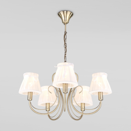 Подвесная люстра Eurosvet 60061/5 античная бронза