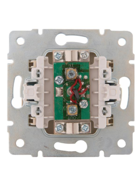 Розетка телевизионная проходная TV СП Karina механизм крем. LEZARD 707-0388-129